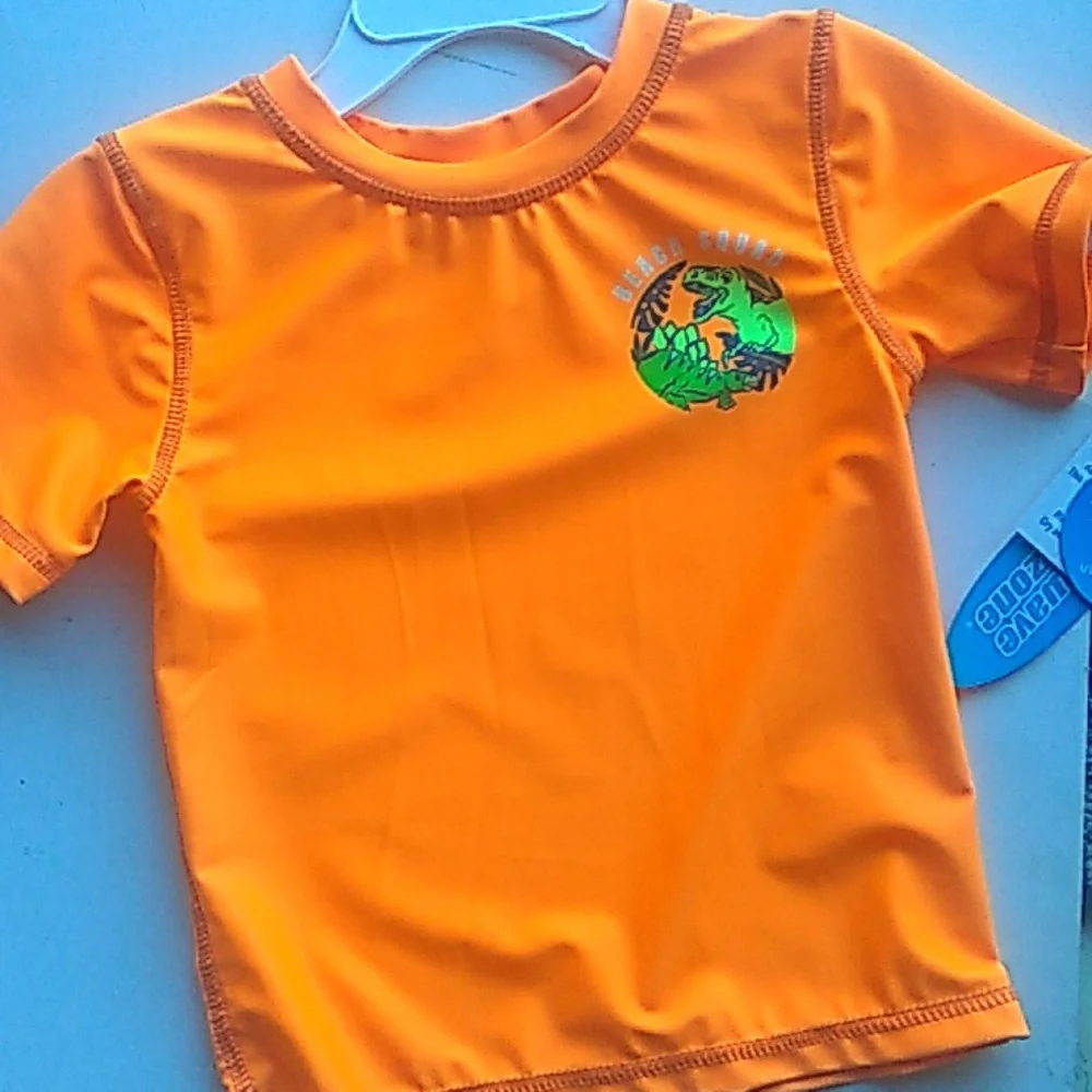Dino swim shirt